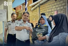Sambut HUT RI, Kanwil Ditjenpas Malut Bagikan 90 Sembako