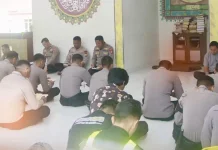 Polres Halsel Perkuat Mental Personel Melalui Binrohtal Rutin