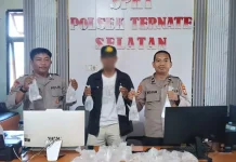 Polsek Selatan Gagalkan Peredaran 73 Miras di Ternate