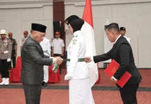 32 Putra-Putri Terbaik Malut Dikukuhkan sebagai Paskibraka 2026