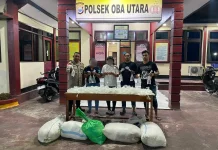 500 Kantong Cap Tikus Disita, Dua Pelaku Diamankan Polsek Oba Utara