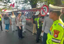 Satlantas Ternate Larang Parkir Sepanjang Jalur Pasar Higienis