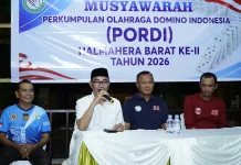 Djufri Muhammad Terpilih sebagai Ketua Pordi Halmahera Barat 2026-2030
