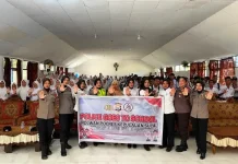 Sambut Hari Jadi ke-78, Polwan Polres Sula Sosialisasi Cegah Narkoba di Sekolah