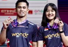 Amri/Nita Naik Lima Peringkat, Jadi Ganda Campuran Teratas Indonesia