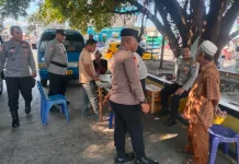 Sat Binmas Polres Ternate Sebarkan Pesan Keselamatan dan Waspada Karhutla