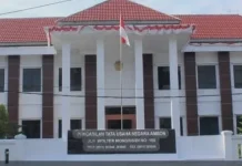PTUN Ambon Tolak Gugatan Mantan Kades Pohea