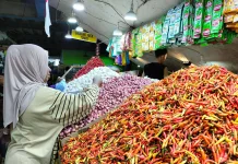Harga Komoditas Cabai Terus Meroket di Pasar Tradisional Ternate