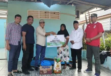 Baznas Ternate Serahkan Bantuan untuk Korban Puting Beliung