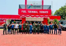 Dandenpom Ternate Kunjungi Kunjungi Pertamina Ternate