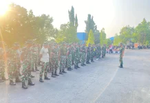 Danrem Terjunkan Personel Bersihkan Kawasan Bandara Baabullah