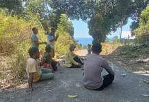 Babinkantibmas Desa Bega Sosialisasi Warga soal Karhutla