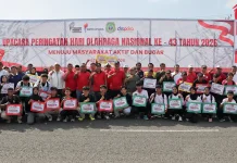 Haornas ke-43, Wagub Sarbin Ajak Masyarakat Aktif Berolahraga