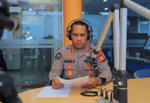 Jadi Presenter di Spesial HUT Ke-81, Kabid Humas Sampaikan Pencegahan Karhutla