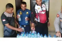Personel Pospol KP3 Kembali Amankan Miras Ilegal di Pelabuhan Sanana