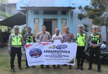Satlantas Halmahera Selatan Anjangsana ke Purnawirawan Polri