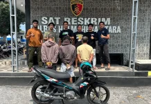 Tiga Pelaku Curanmor di Halmahera Utara Diciduk