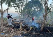Lahan Kosong Milik Bandara Baabullah Ternate Terbakar