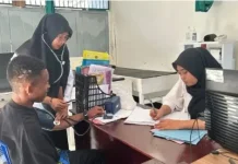 Lapas Sanana Libatkan Peserta Magang Keperawatan Layani Warga Binaan