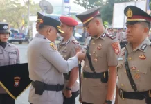 Kapolres Sula Pimpin Upacara Sertijab Wakapolres dan Dua Kasat