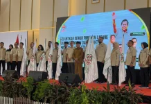 Bupati Ubaid Yakub Dilantik sebagai Ketua DPC HKTI Halmahera Timur