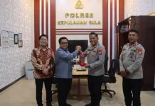 Perkuat Pengawasan, OJK Sambangi Polres Kepulauan Sula
