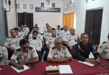 Lapas Sanana Ikuti Evaluasi UPT Pemasyarakatan se-Maluku Utara