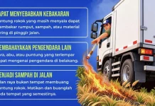 Ditlantas Maluku Utara Ingatkan Bahaya Puntung Rokok Selama Musim Kemarau