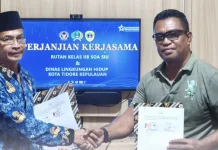 Rutan Soasiu dan DLH Tidore Perkuat Pengelolaan Limbah Jelantah