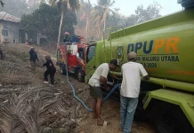 Karhutla di Gusale dan Kaiyasa, PUPR Malut Kerahkan Personil