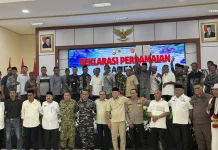 Wariskan Semangat Persaudaraan, Polda Gelar Deklarasi Perdamaian Patani Barat