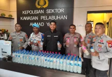 Polsek Gagalkan Penyelundupan Miras di Pelabuhan Ahmad Yani Ternate