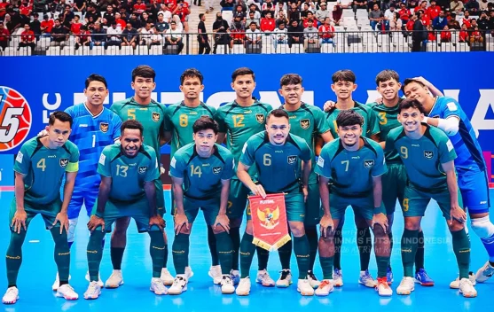 Timnas Futsal Indonesia Naik Peringkat 15 Dunia