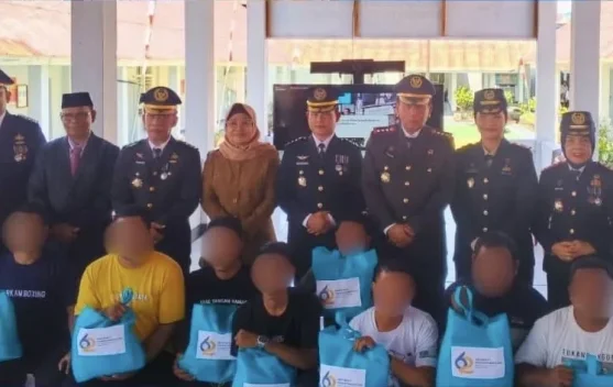 Lapas Ternate Rayakan Hari Bakti Pemasyarakatan ke-62 dengan Bantuan Sosial
