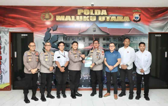 Wakapolda Malut Terima Tim Puslitbang Polri Bahas Tipidkor