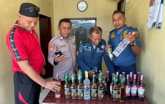 Polres Sula Kembali Gagalkan Miras Ilegal