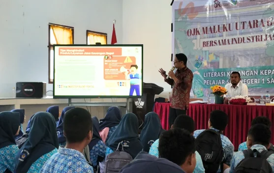Cegah Judi Online dan Keuangan Ilegal, OJK Edukasi Pelajar di Kepulauan Sula