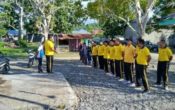 Sambut HUT ke-80, Polres Sula Baksos di Kawasan Wisata Desa Pastina