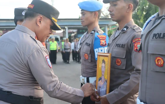 Pimpin Upacara PTDH, Kapolresta : Kami Komitmen Jaga Integritas dan Marwah Polri