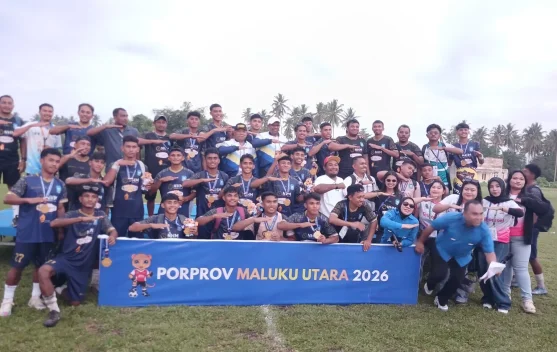 Halmahera Utara Raih Emas Sepak Bola usai Kalahkan Tidore 2-1