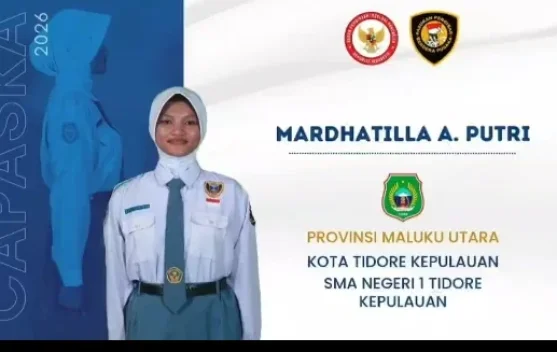 Hebat! Siswi SMAN 1 Tidore Jadi Anggota Paskibraka Nasional 2026