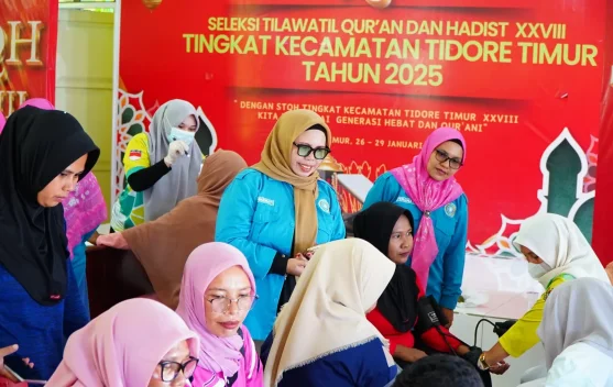 Ketua TP PKK Tidore Dorong Kader Jadi Pelopor Perubahan Perilaku Hidup Sehat