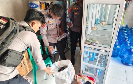 Polres Taliabu Amankan Ratusan Liter Miras Captikus