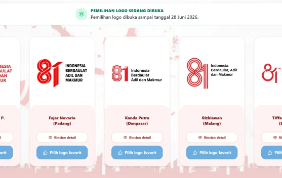 Masyarakat Diajak Memilih Logo Resmi HUT Ke-81 Kemerdekaan RI
