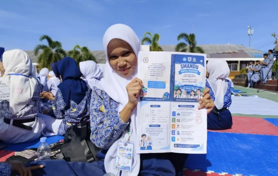 Digital Pasport Warnai Blok Literasi MPLS Ramah di SMAN 2 Ternate