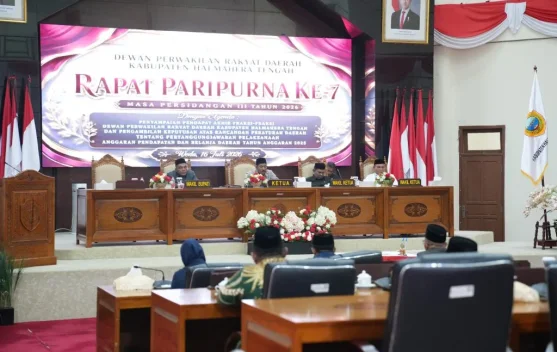 DPRD Halteng Sahkan Ranperda Pertanggungjawaban APBD 2025 Jadi Perda