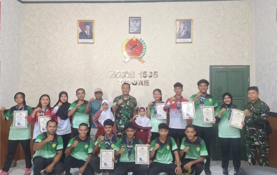 Atlet Atletik Tidore Terima Penghargaan, Dandim Dukung Pembinaan Berkelanjutan