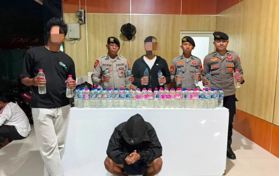 Polres Ternate Sita 72 Botol Cap Tikus usai Terima Laporan Warga