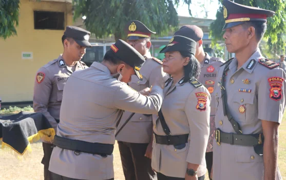 14 Pejabat Utama Polresta Tidore Berganti, Kapolresta Tekankan Profesionalisme