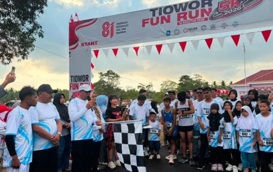 Wabup Halut Buka Tiowor Fun Run 5K Meriahkan HUT